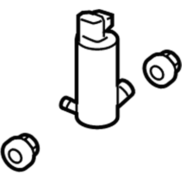 GM 20999343 Rear Washer Pump