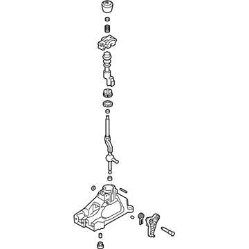 Kia 437002P120VA Lever Complete-Gear