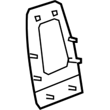 GM 20926207 Seat Back Panel