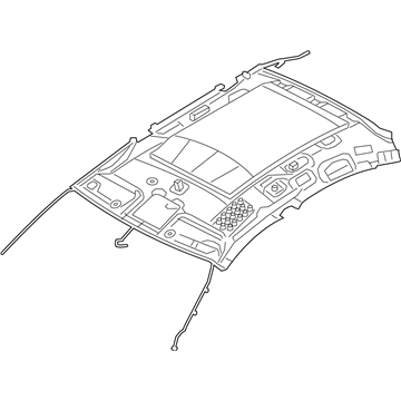 Nissan 739B0-3TA2B Module Assembly-Roof Trim