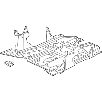 Honda 74110-TBA-A00 Cover Assembly, Engine Under