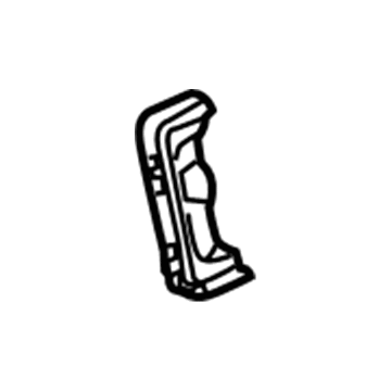 Toyota 74637-0C010-B0 Upper Center Pillar Trim Cover