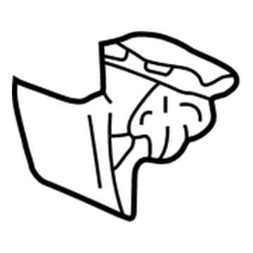 Ford AW7Z-54611B76-AA Center Seat Belt