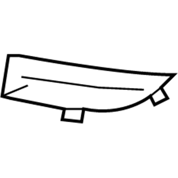 Hyundai 86512-3K000 Cover-Front Bumper Blanking, LH