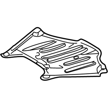 Lexus 51442-24022 Engine Under Cover, No.2