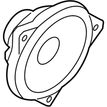 BMW 65-13-9-288-770 Mid-Range Speaker, Stereo