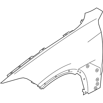 BMW 41-00-7-492-363 Side Panel, Front Left