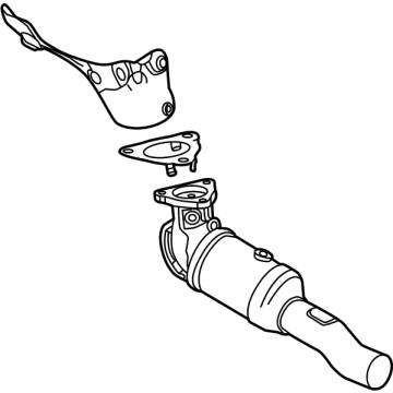 GM 12711127 Converter & Pipe
