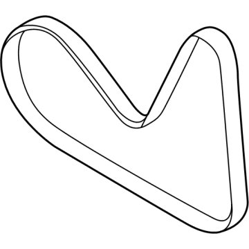 Kia 252122T000 RIBBED Belt-V