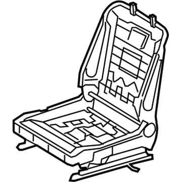 Lexus 71110-53440 Frame Assembly, Front Seat