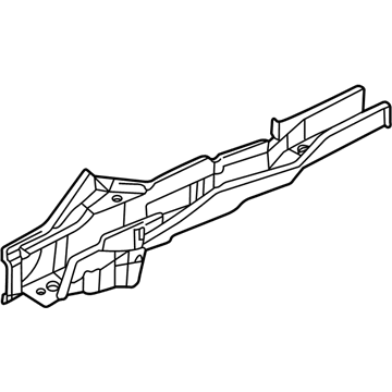 Hyundai 65710-3C100 Member Assembly-Rear Floor Side, LH