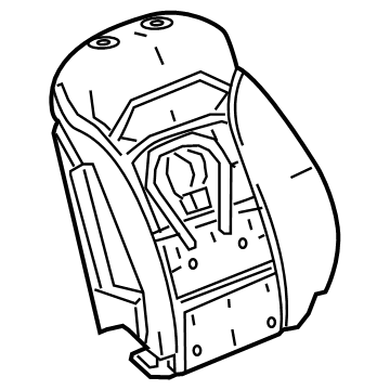 GM 84520490 Seat Back Pad