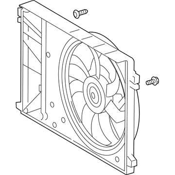 Toyota 16360-0P170 Fan Module