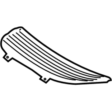 BMW 51-13-7-353-519 Grille, Air Duct, Engine Compartment Lid