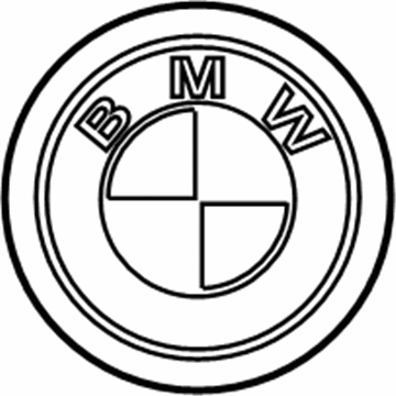 BMW 51-14-7-355-205 Front Emblem