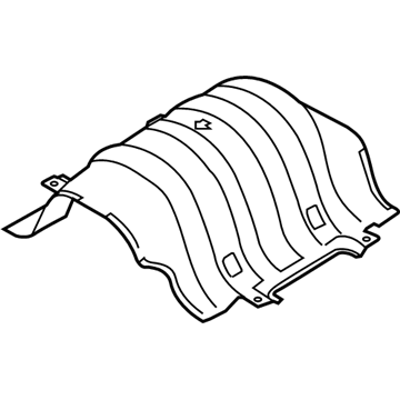 Kia 28793B2000 Panel-Heat Protector