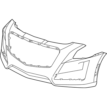 GM 84033408 Bumper Cover