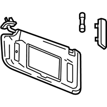GM 23141970 Sunvisor