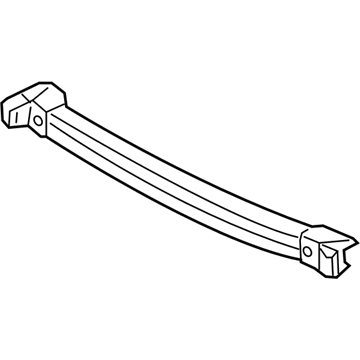 Honda 71130-S5D-A03ZZ Beam, FR. Bumper
