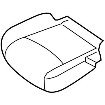 Nissan 87320-5AA3A Trim Assembly - Front Seat Cushion