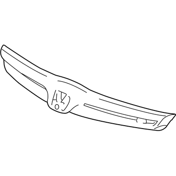 Honda 75100-SVA-A01ZA Grille Assembly, Front (Avant-Garde Gray)