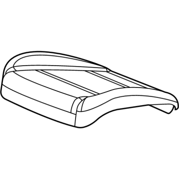 GM 84814371 COVER ASM-F/SEAT CUSH *LT VANILLA