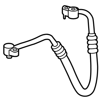BMW 64-53-9-395-478 PRESSURE HOSE ASSY COMPRESSO