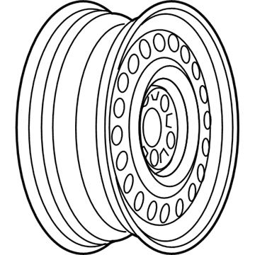 GM 20989817 Wheel, Steel