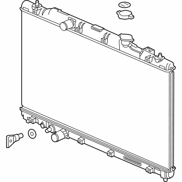 Honda 19010-64A-A01 W-RADIATOR