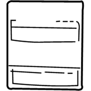 Honda 77871-SM4-A70 Label, SRS Caution