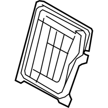 Toyota 71018-12440 Seat Back Frame