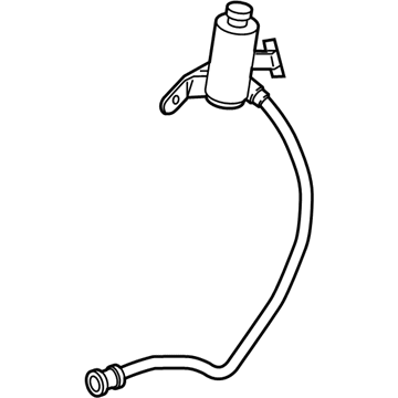 BMW 16-13-7-438-454 Vent Pipe With Dust Filter