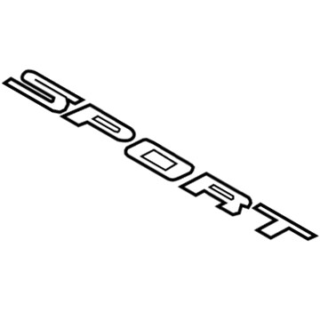Ford KS7Z-9942528-F Nameplate
