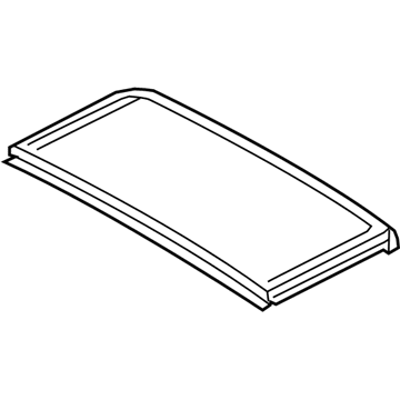 BMW 54-10-7-481-649 Glass Cover, Rear