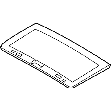 BMW 54-10-7-481-646 Glass Cover, Front