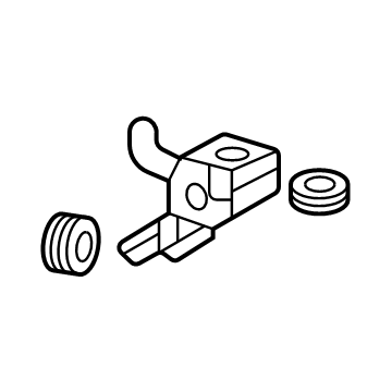 GM 84581783 Hose & Tube Assembly Rear Bracket