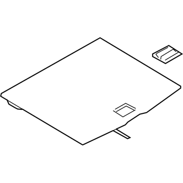 Infiniti 84908-1BG0A Finisher Assy-Luggage Floor, Center