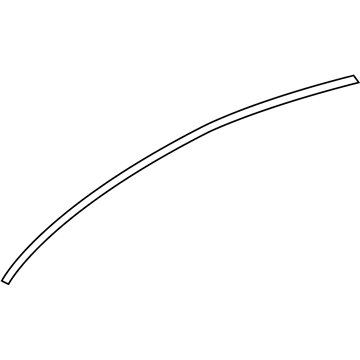 BMW 51-13-7-327-969 Roof Moulding Prime-Coated Left
