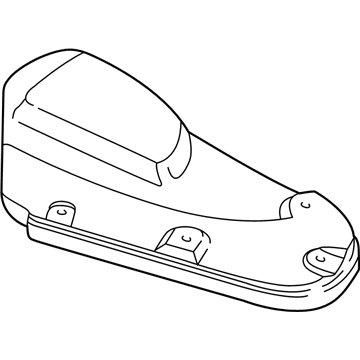 BMW 64-31-8-390-537 Left Microfilter Air Channel