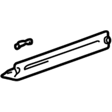 Lexus 64717-33060-C0 Cover, Luggage Compartment Trim, Front