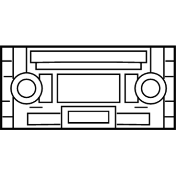Mopar 5064759AD Radio-AM/FM/DVD/HDD/MP3/SDARS/RR
