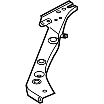 Nissan 62512-JM00A Support-Radiator Core Upper, RH