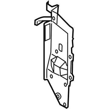 Nissan 62520-JM00A Support-Radiator Core, Side RH