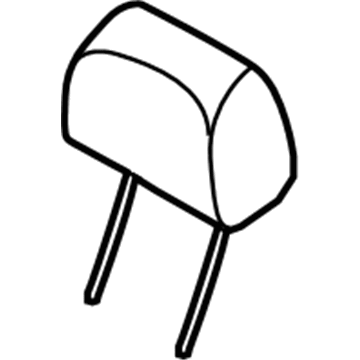 BMW 52-10-7-268-946 Headrest Leather