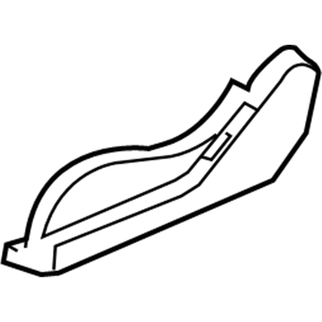 Nissan 87380-CD002 FINISHER Assembly - Cushion, Front Seat L