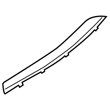 BMW 51-47-7-378-049 Cover, Cover Strip, Rear Left