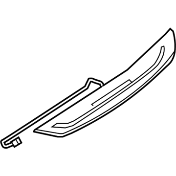 BMW 51-47-7-369-887 Trim, Entrance, Illuminated, Rear Left