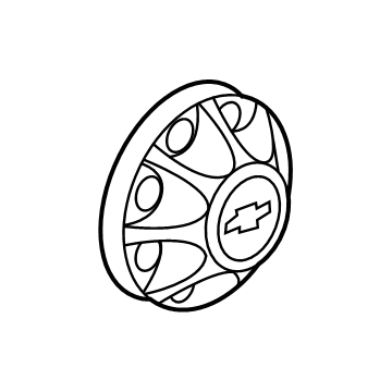 GM 9597801 Hub Cap