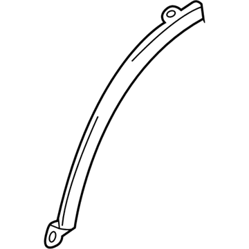 Lexus 75873-60030 MOULDING, Quarter Wheel Opening