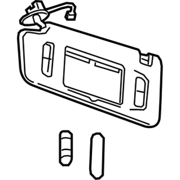 GM 95264963 Sunvisor